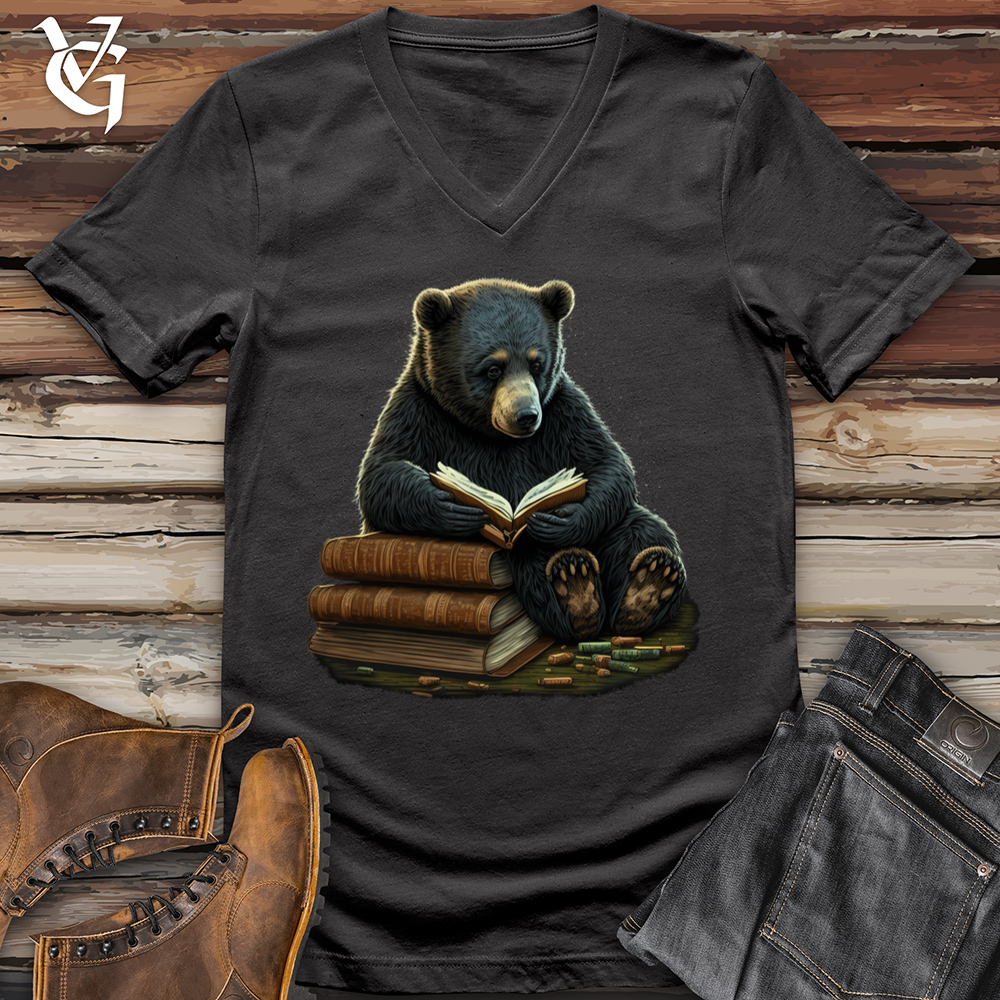 Studious Bear V-Neck