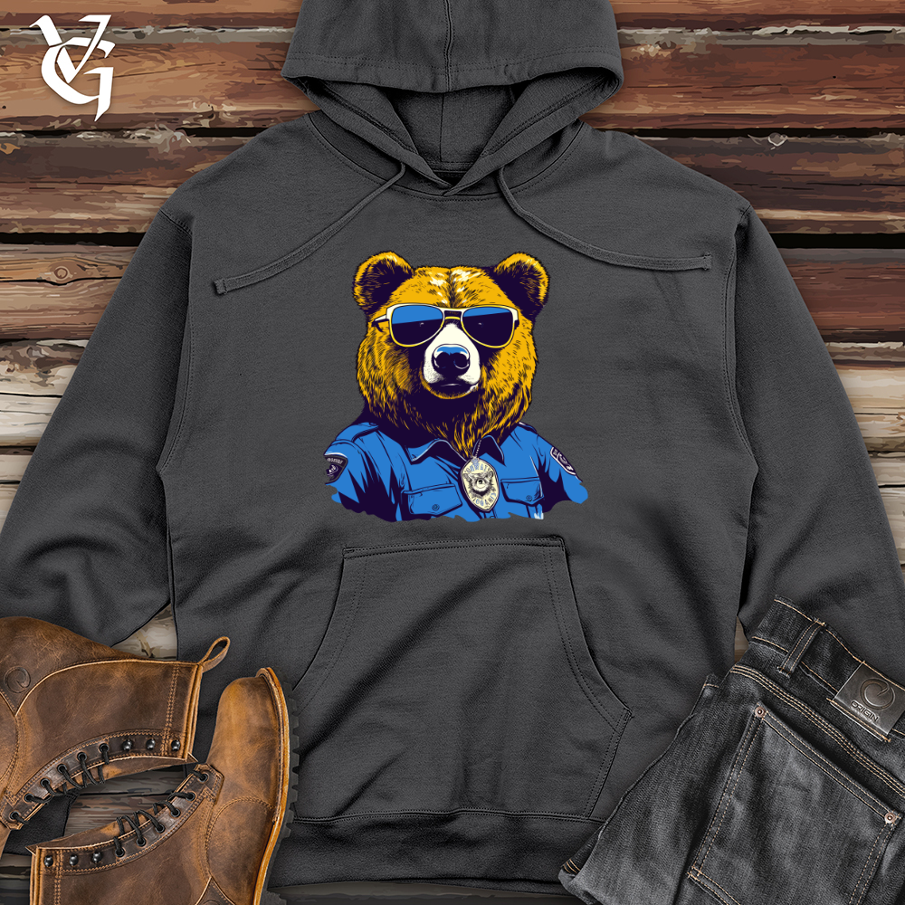 Bear Shield Sentinel Midweight Hooded Sweatshirt