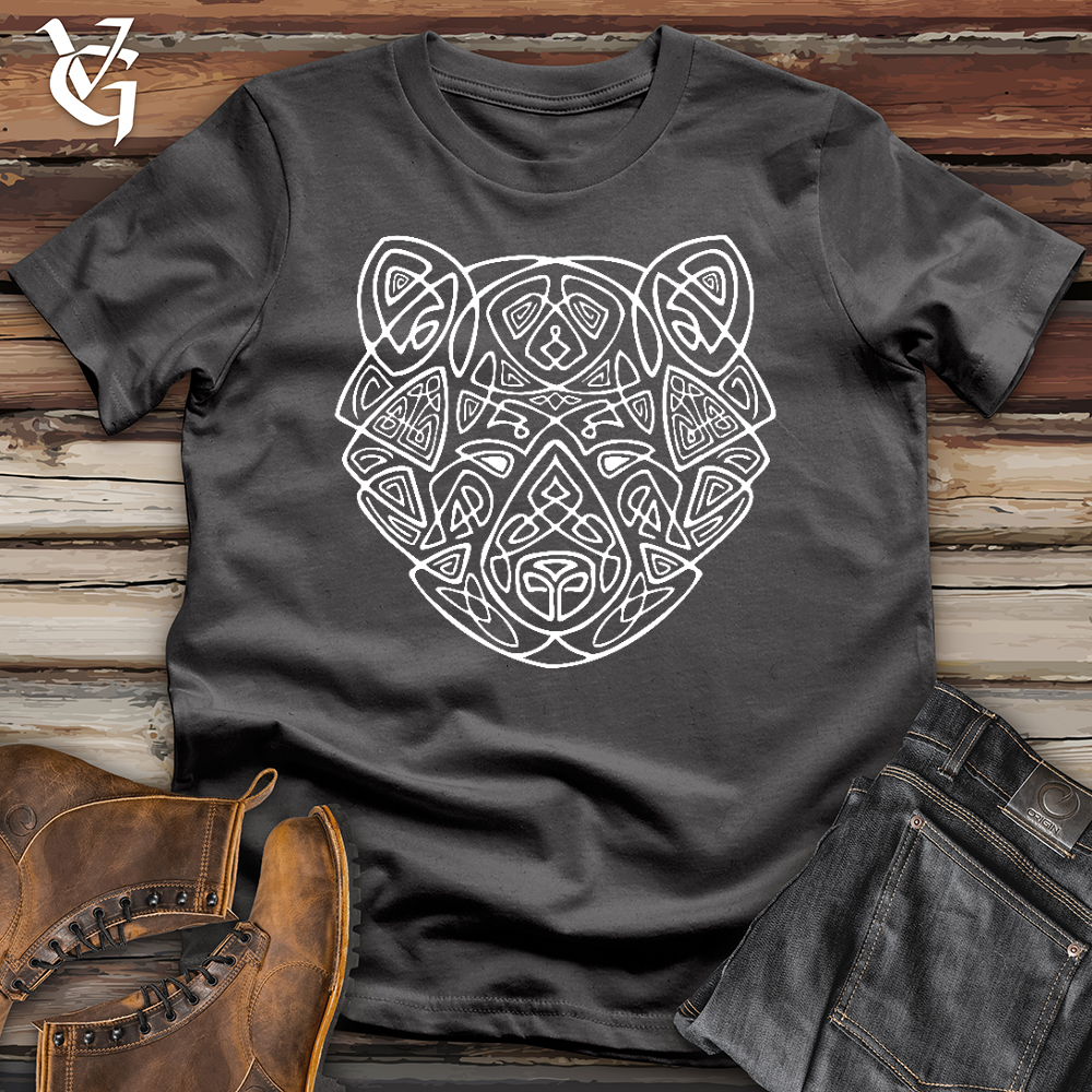 Bear Head Celtic Style Softstyle Tee