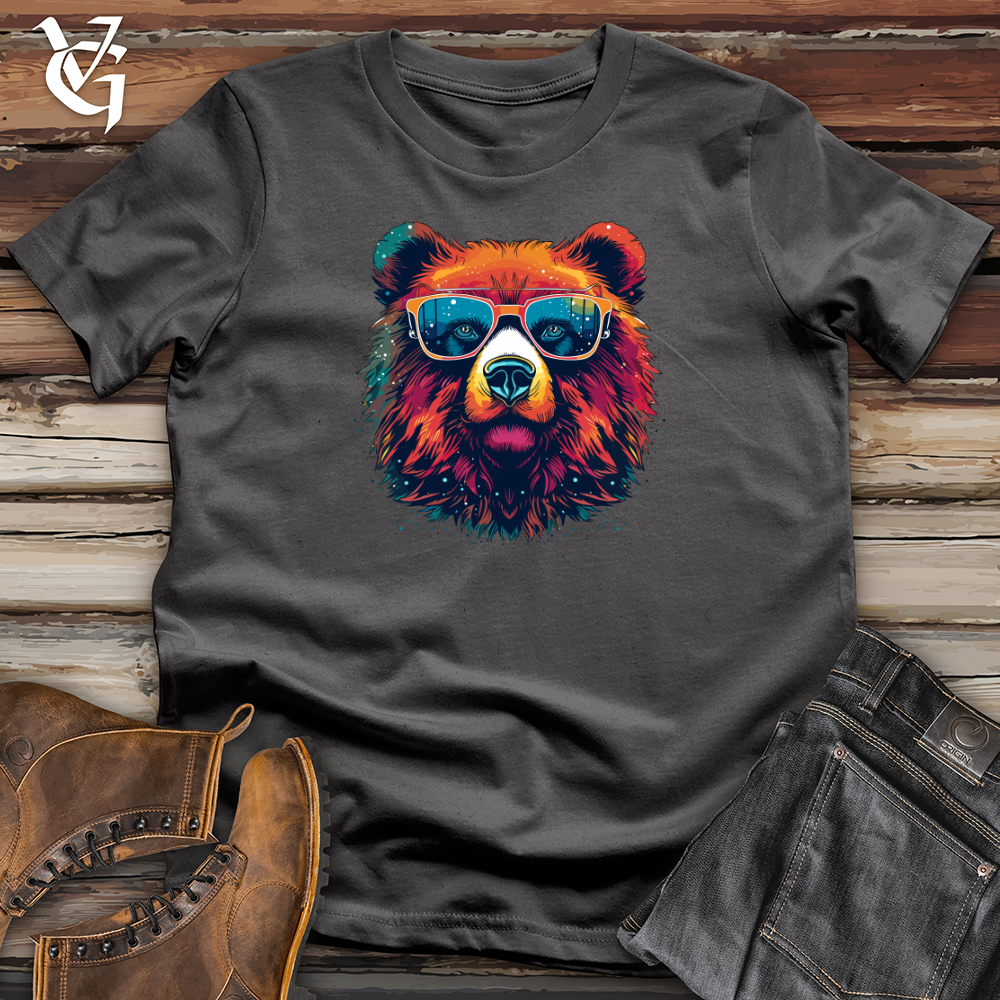 Vintage Cosmic Shades Bear Softstyle Tee