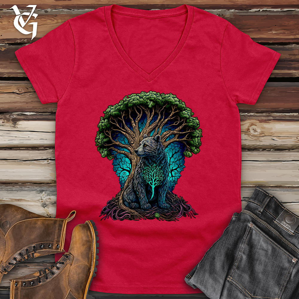 Celtic Bear Softstyle V-Neck