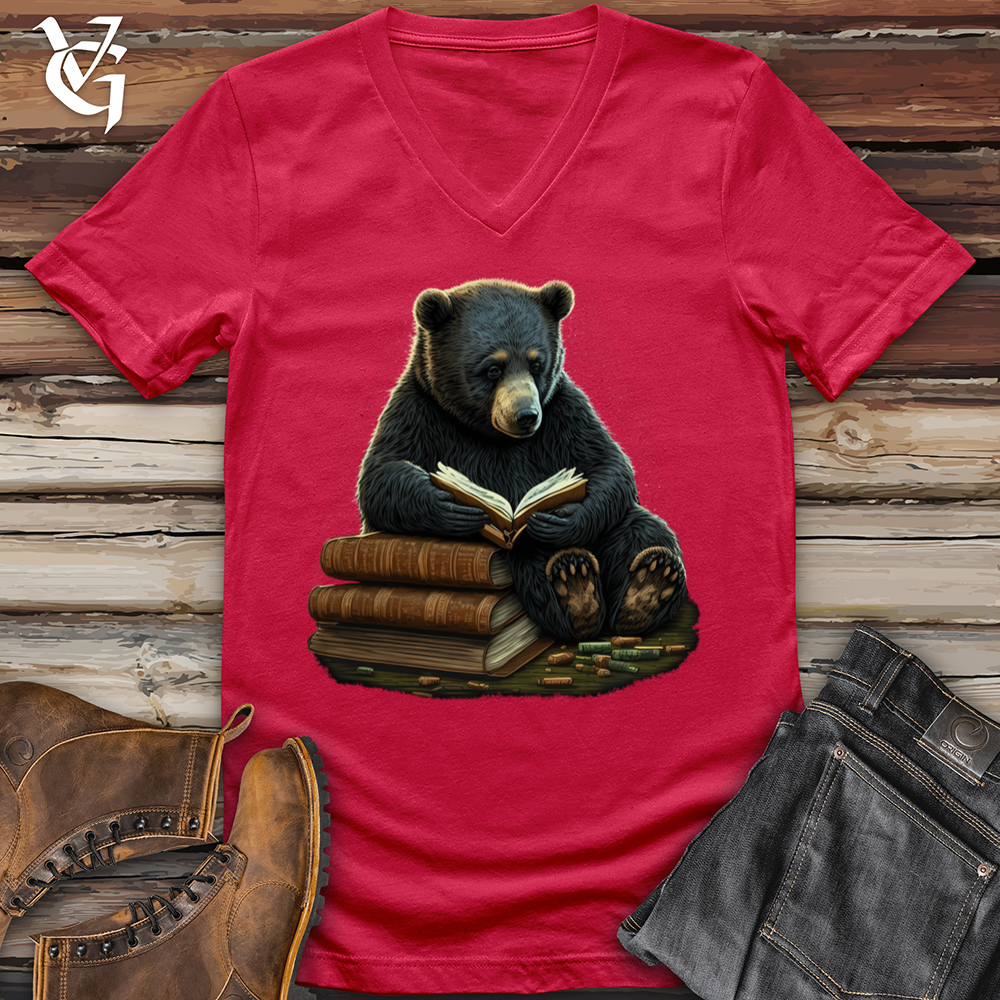 Studious Bear V-Neck