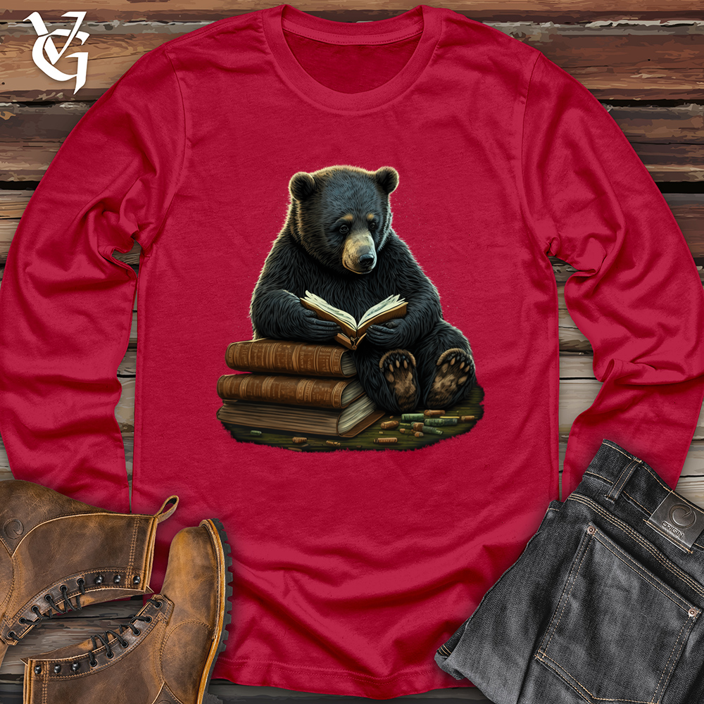 Studious Bear Softstyle Long Sleeve