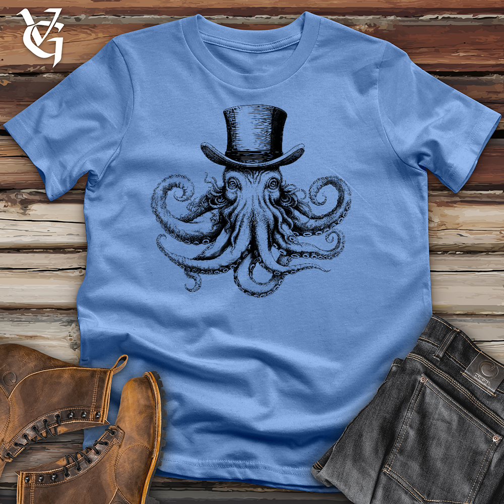 Top Hat Octopus Cotton Tee