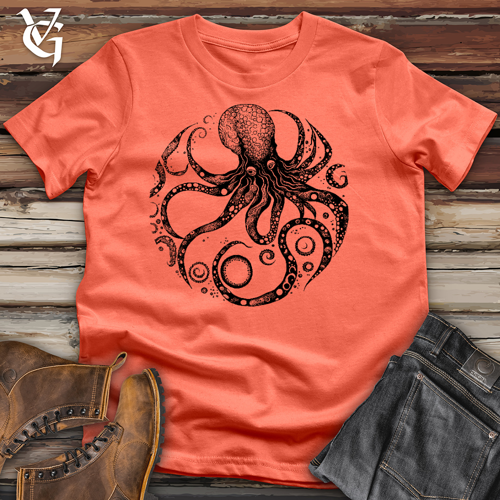 Cycle Of The Octopus Cotton Tee