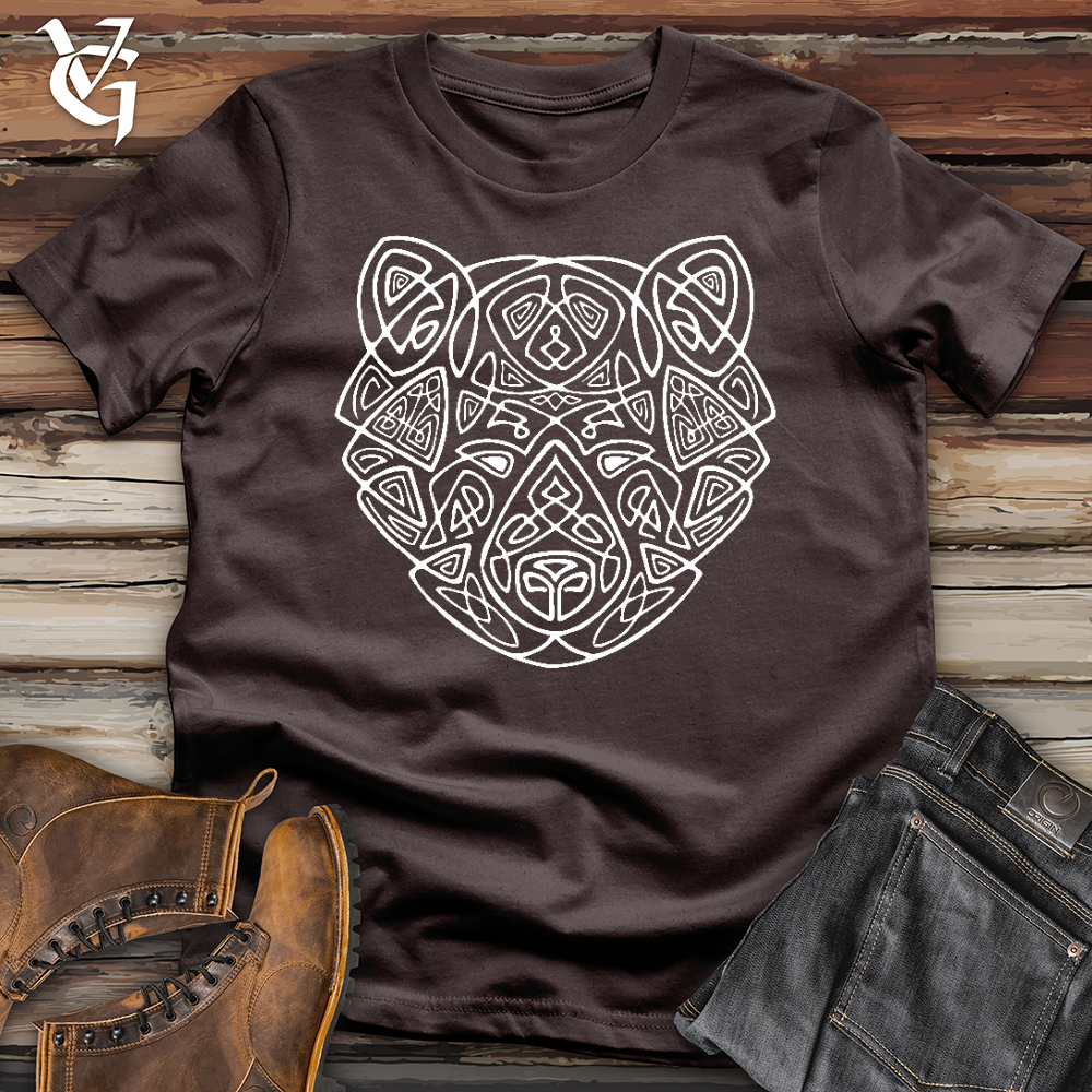 Bear Head Celtic Style Softstyle Tee