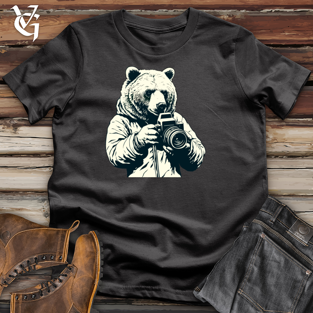 Bear Behind the Lens Moment Cotton Tee