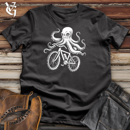 Cycling Cephalopod Journey Cotton Tee