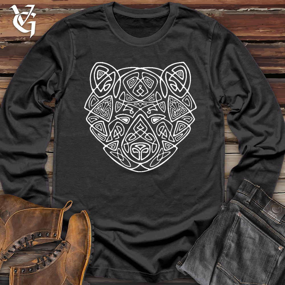 Bear Head Celtic Style Long Sleeve