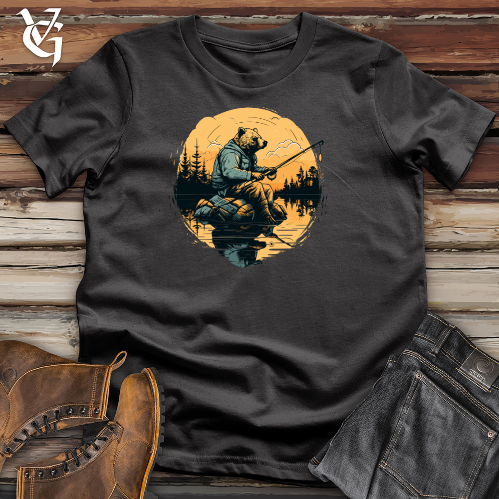 Bear Lakeside Fishing Cotton Tee