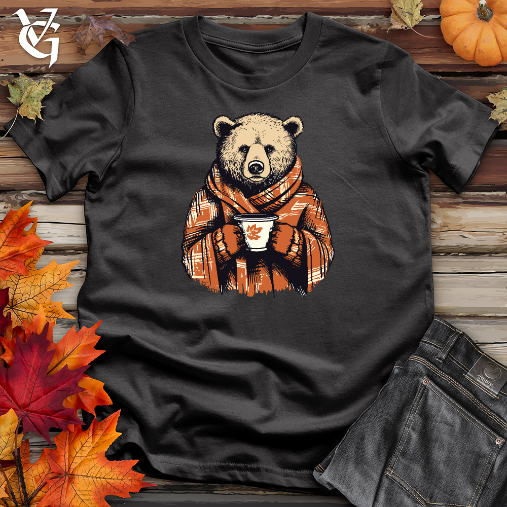 Cozy Cider Bear Cotton Tee