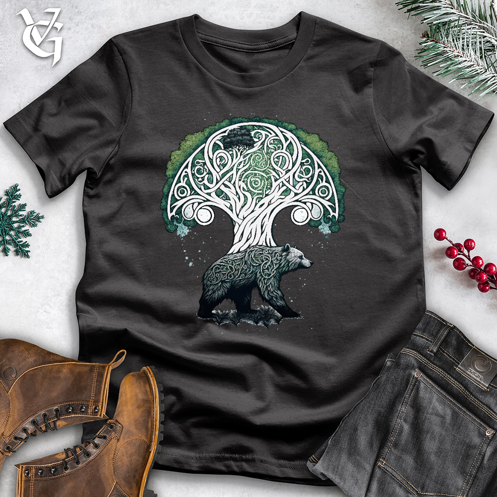 Celtic Bear Of Life Cotton Tee