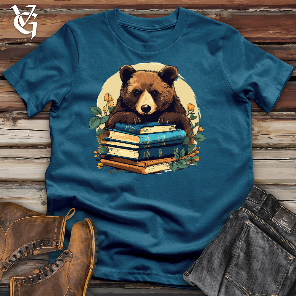 Book Worm Bear Cotton Tee