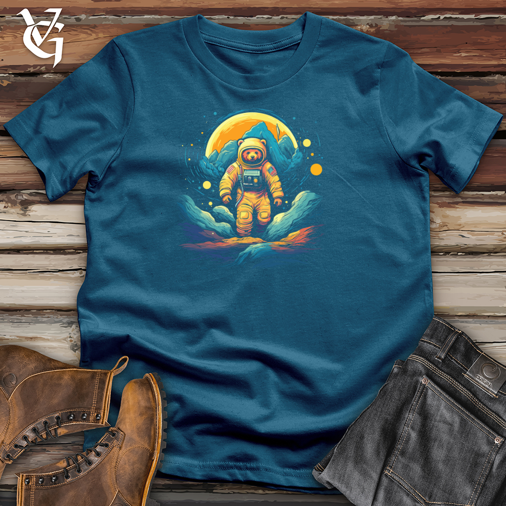 Bear Cosmic Explorer Cotton Tee