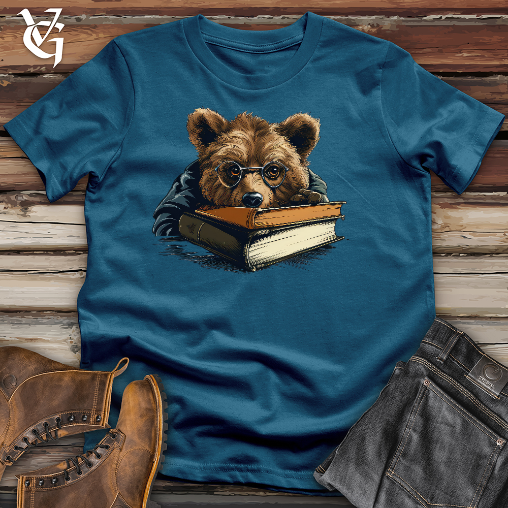 Buried In Books Bear Cotton Tee