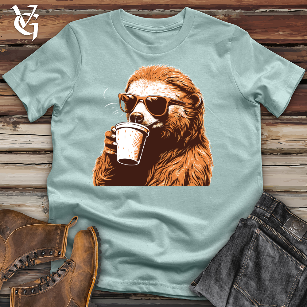 Chill Caffeine Sloth Cotton Tee