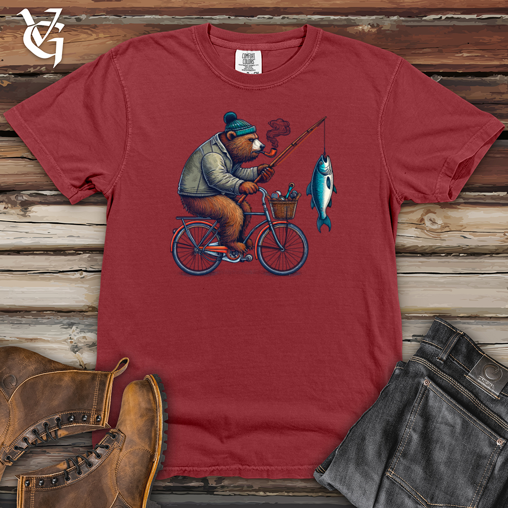 Bear on Cycle Heavy Cotton Comfort Colors Tee