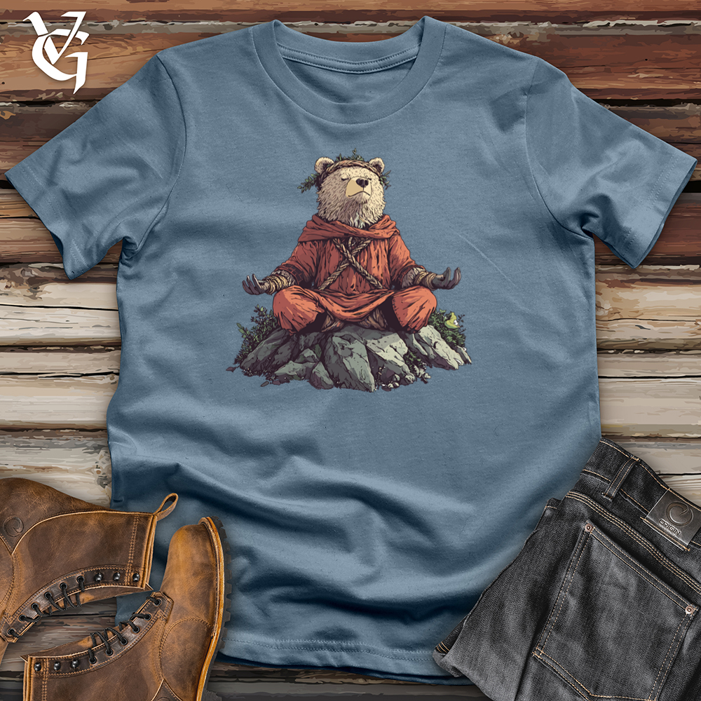 Bear Viking Meditation Softstyle Tee