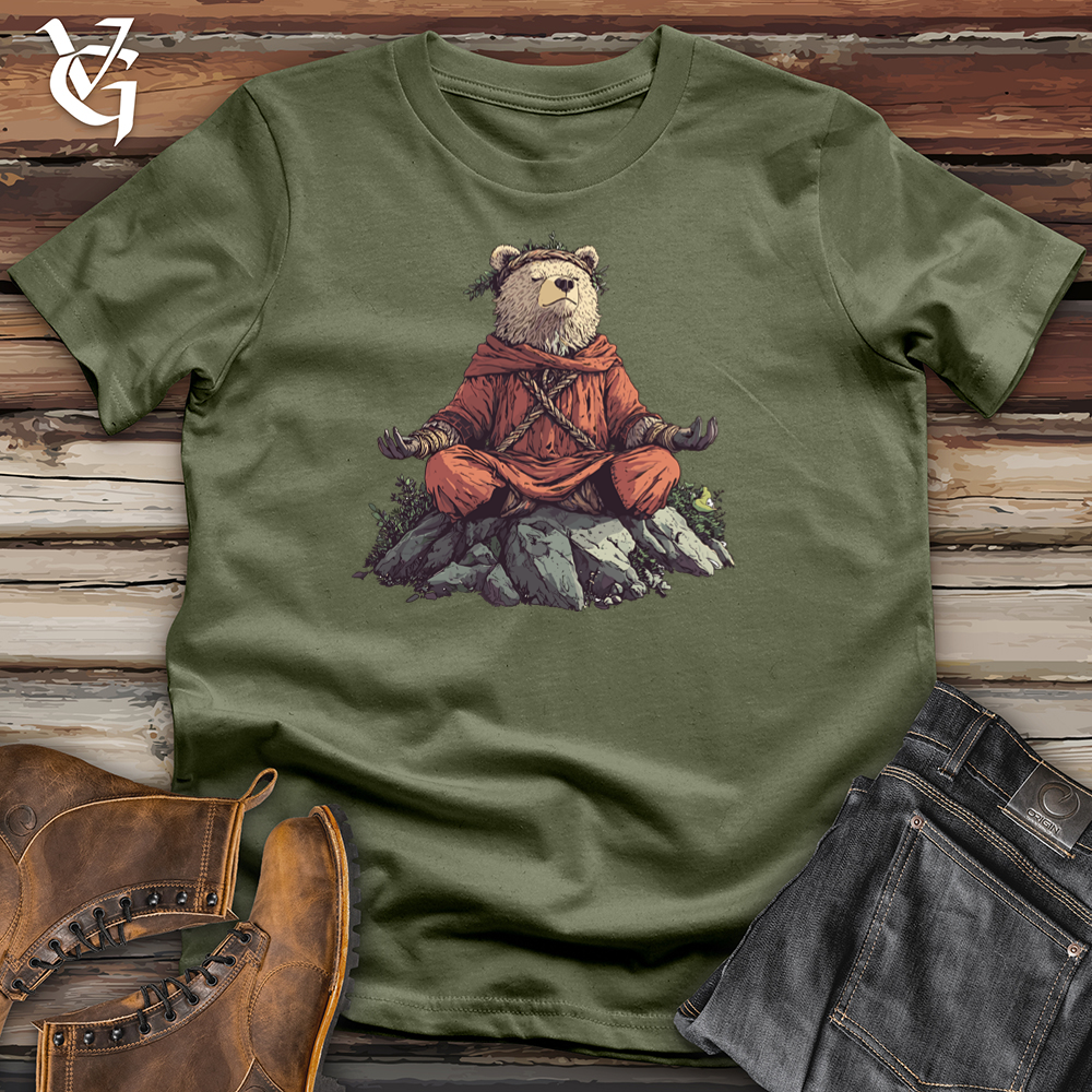 Bear Viking Meditation Softstyle Tee