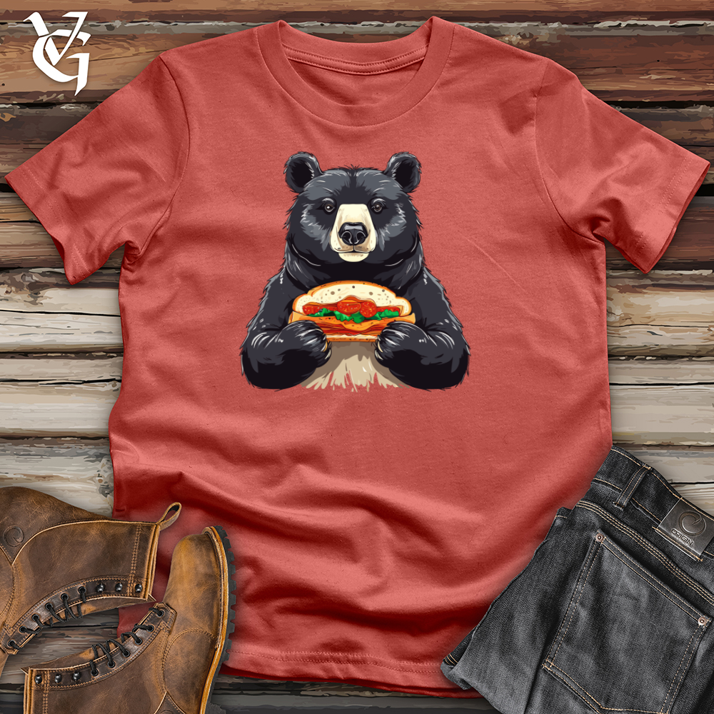 Black Bear with Hoagie Cotton Tee