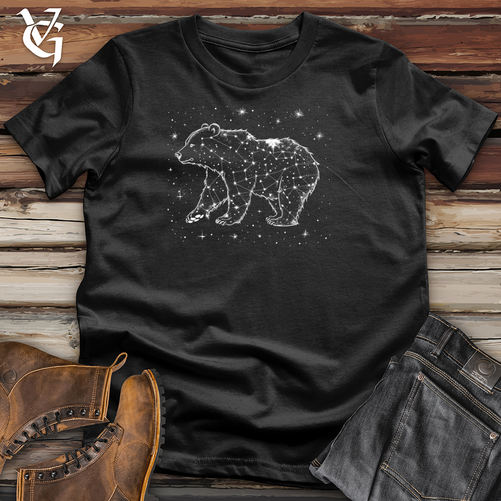 Cosmic Bear Constellations Cotton Tee