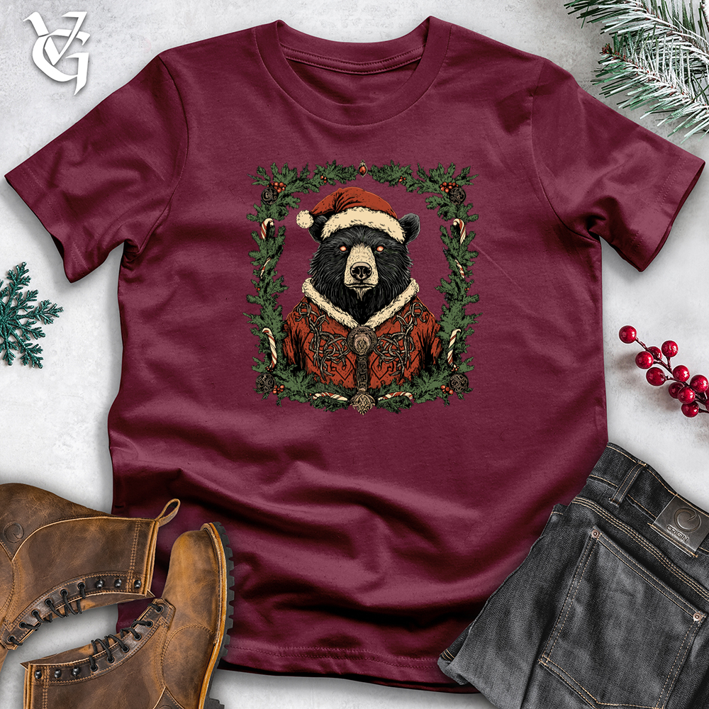 Celtic Christmas Bear Softstyle Tee