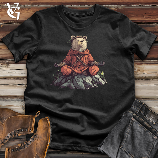 Bear Viking Meditation Cotton Tee