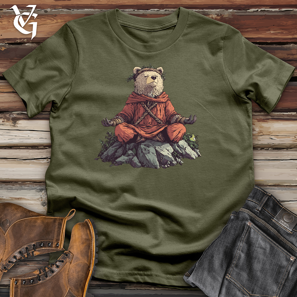 Bear Viking Meditation Cotton Tee