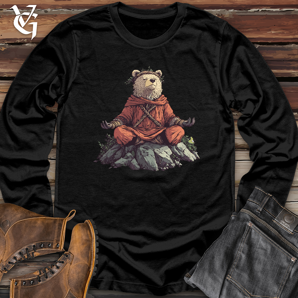 Bear Viking Meditation Long Sleeve