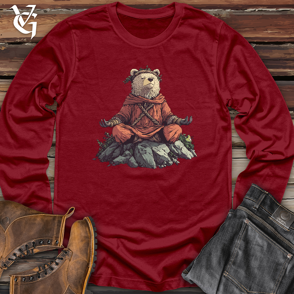 Bear Viking Meditation Long Sleeve