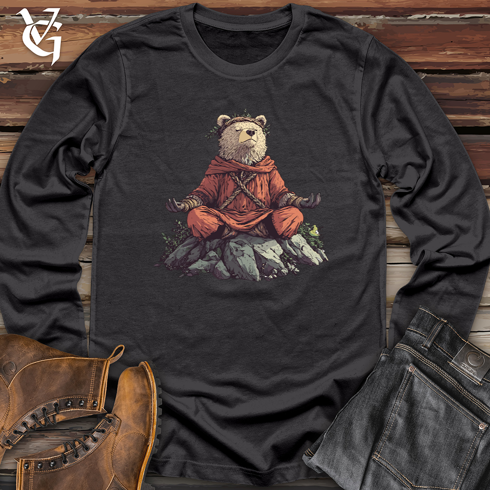 Bear Viking Meditation Long Sleeve