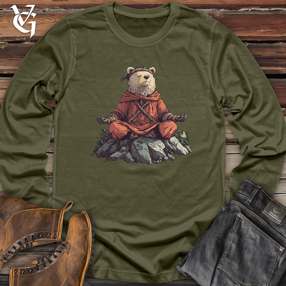 Bear Viking Meditation Long Sleeve