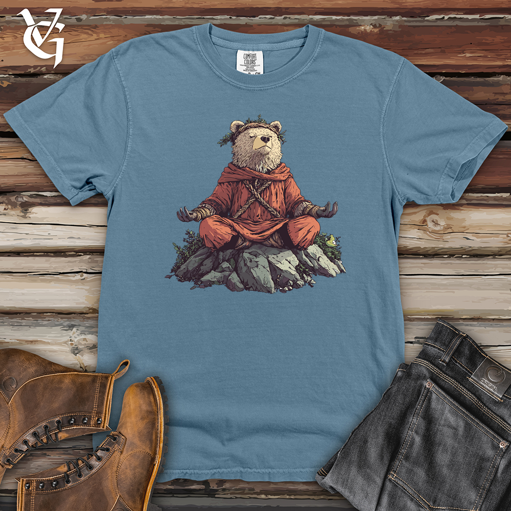 Bear Viking Meditation Heavy Cotton Comfort Colors Tee