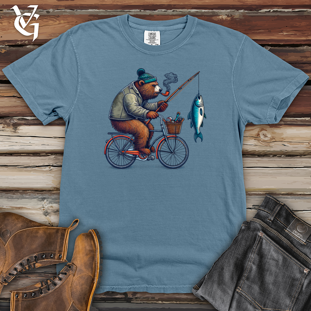 Bear on Cycle Heavy Cotton Comfort Colors Tee