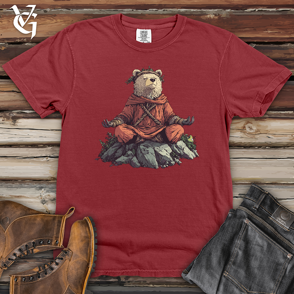 Bear Viking Meditation Heavy Cotton Comfort Colors Tee