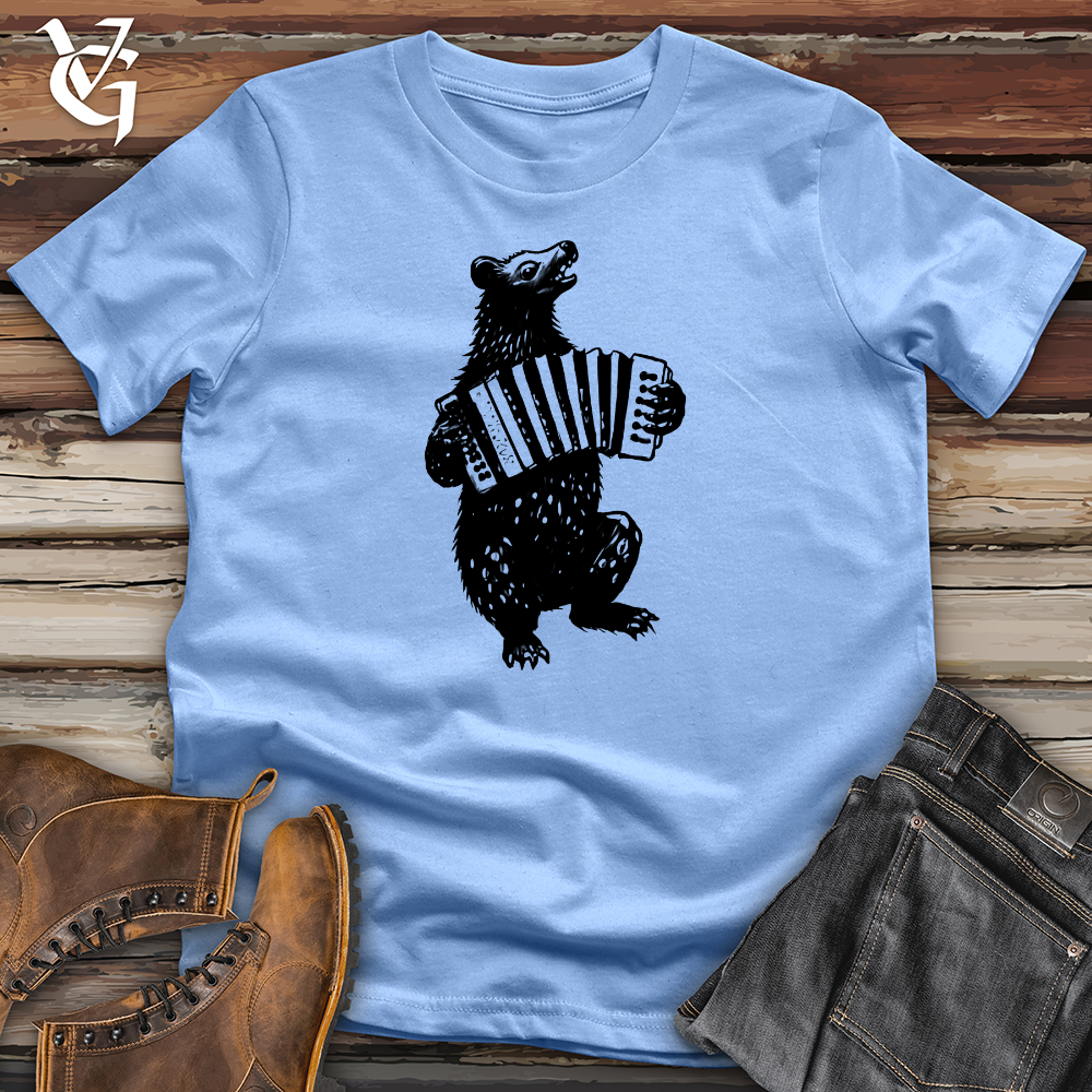 Bear Accordion Player Softstyle Tee