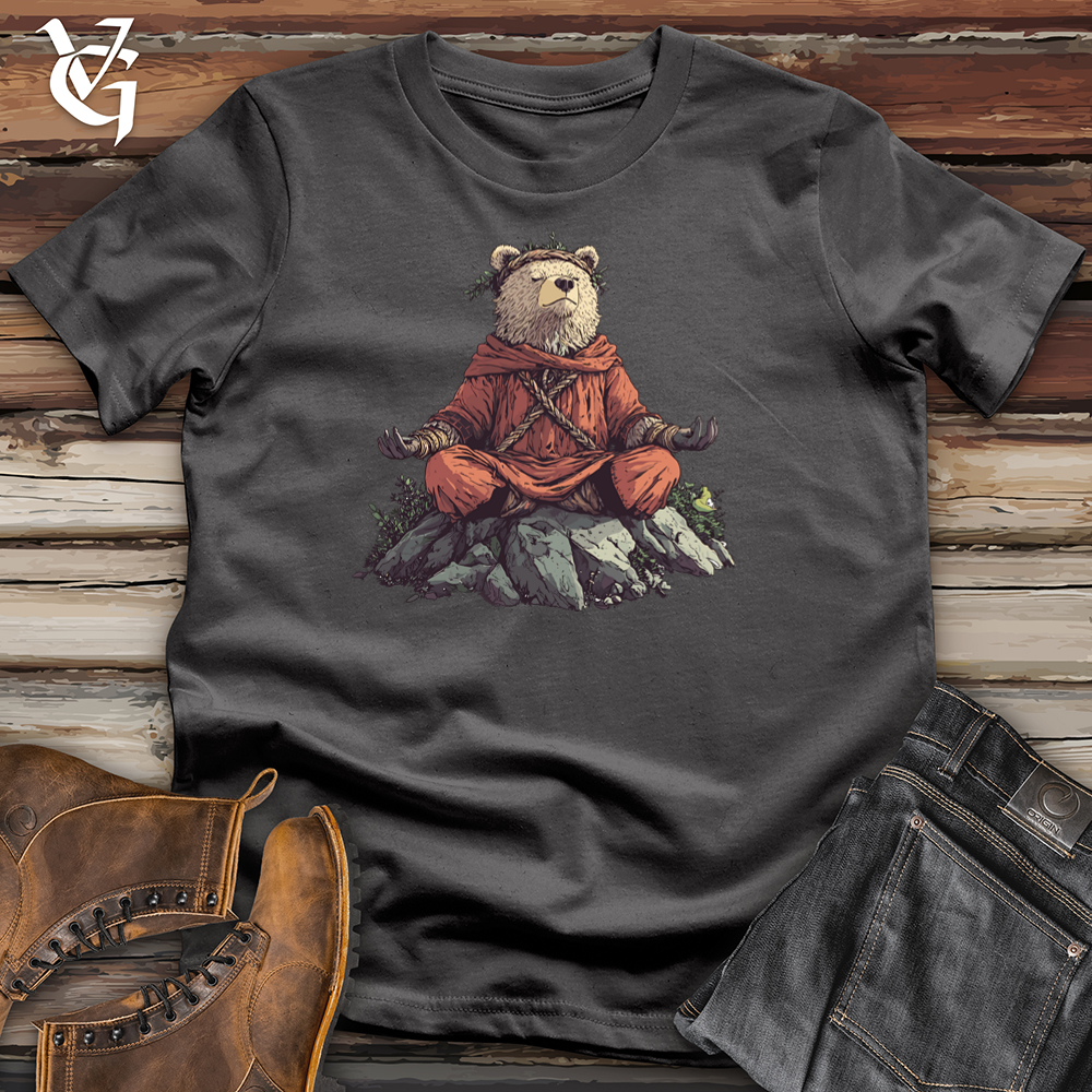 Bear Viking Meditation Softstyle Tee