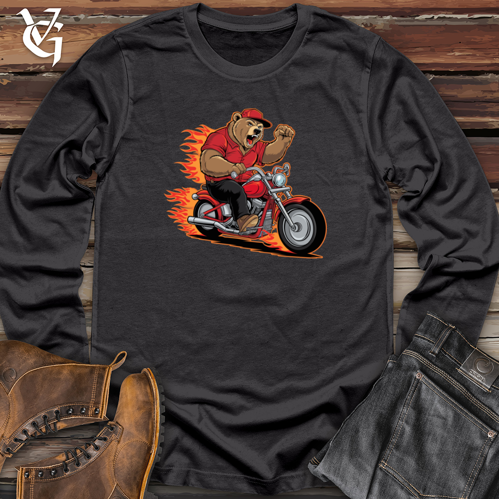 Bear Riding Bike Long Sleeve