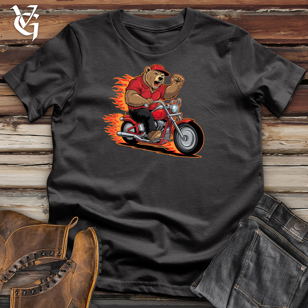 Bear Riding Bike Cotton Tee