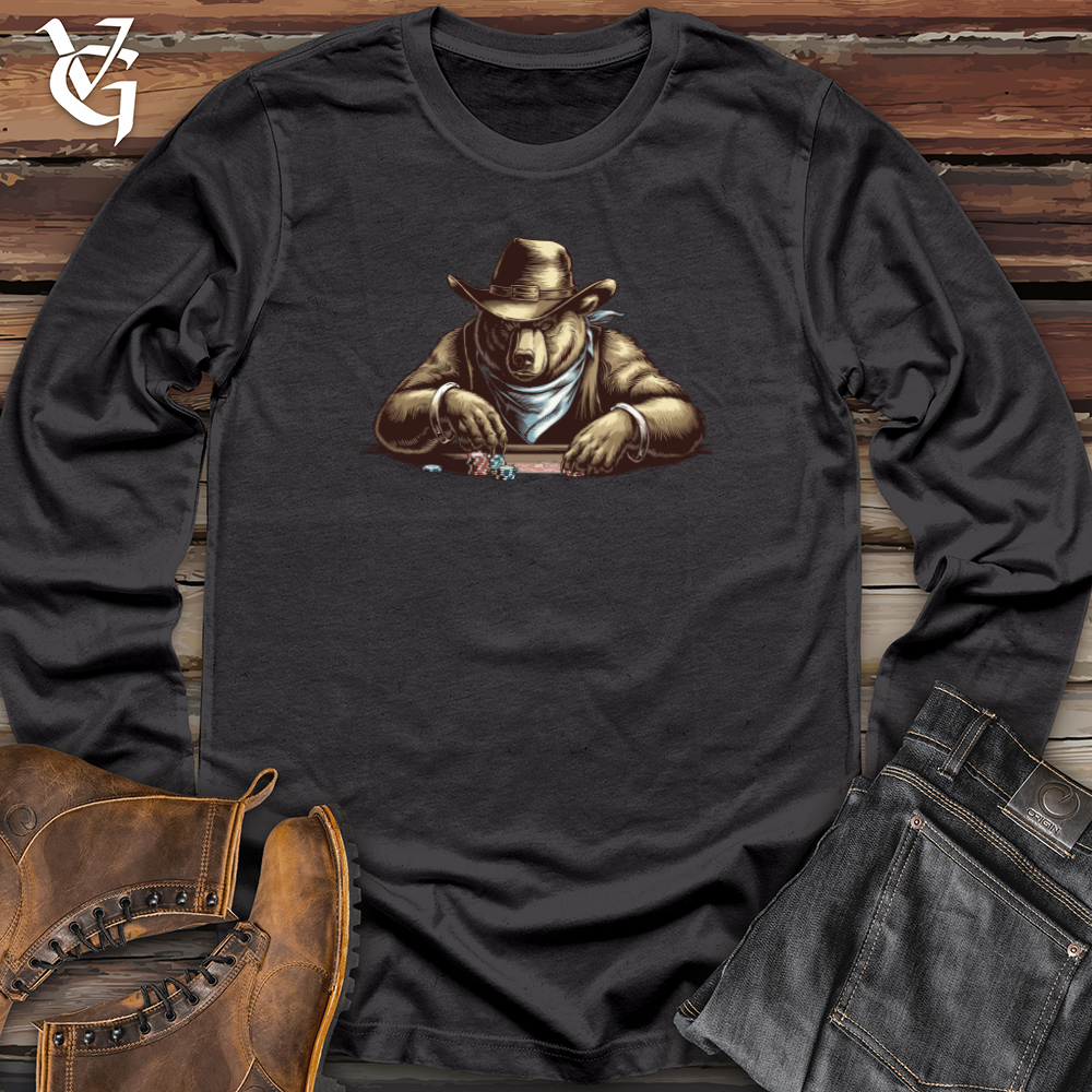 Bear With Poker Long Sleeve