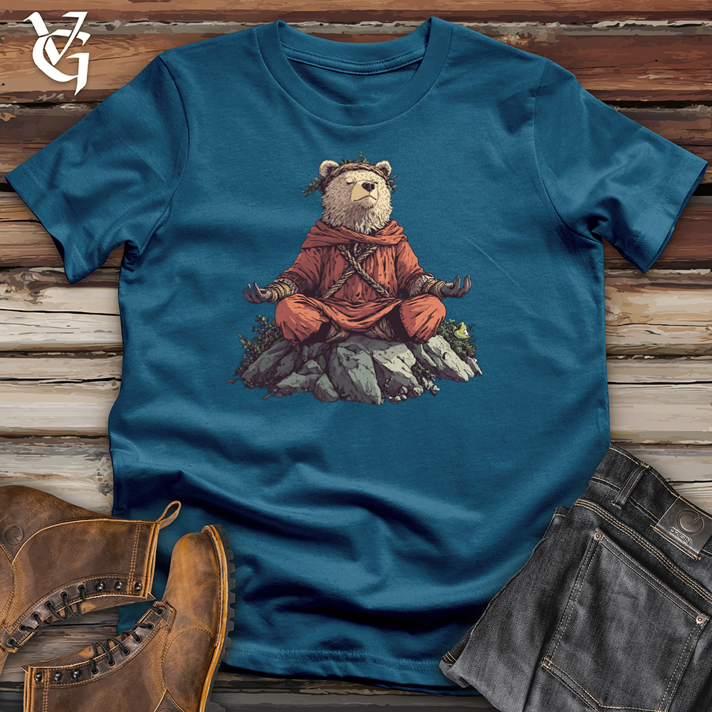 Bear Viking Meditation Cotton Tee