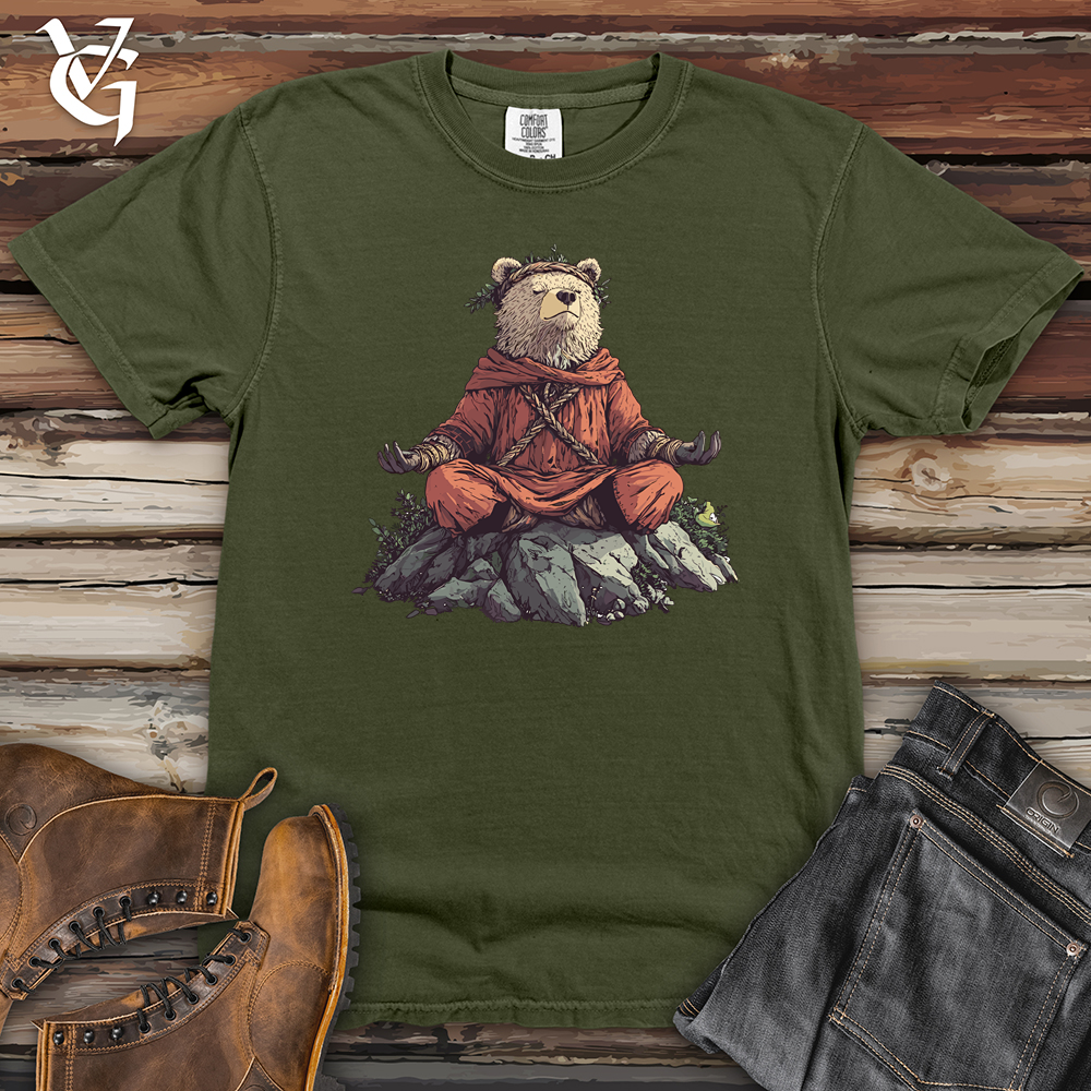 Bear Viking Meditation Heavy Cotton Comfort Colors Tee