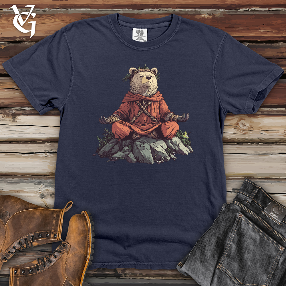 Bear Viking Meditation Heavy Cotton Comfort Colors Tee