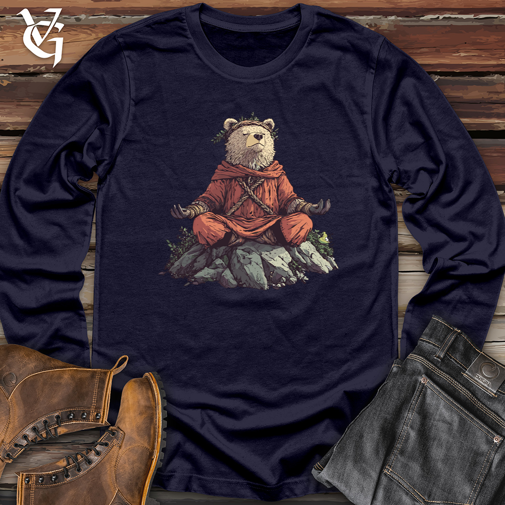 Bear Viking Meditation Long Sleeve