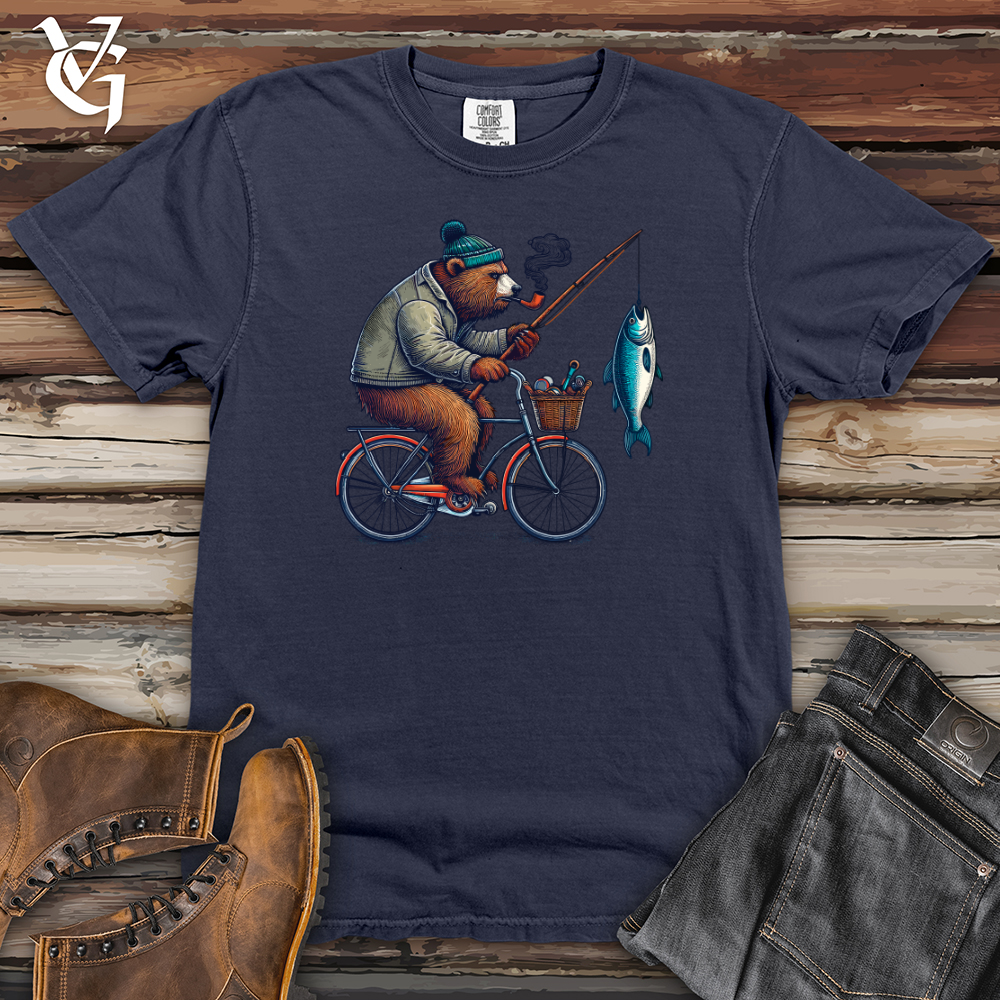 Bear on Cycle Heavy Cotton Comfort Colors Tee