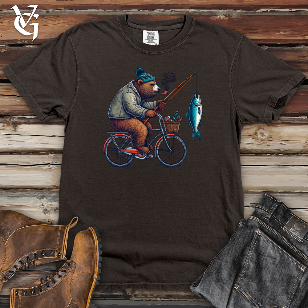 Bear on Cycle Heavy Cotton Comfort Colors Tee