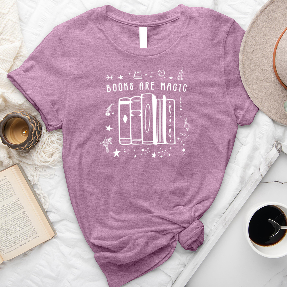 books are magic full unisex tee