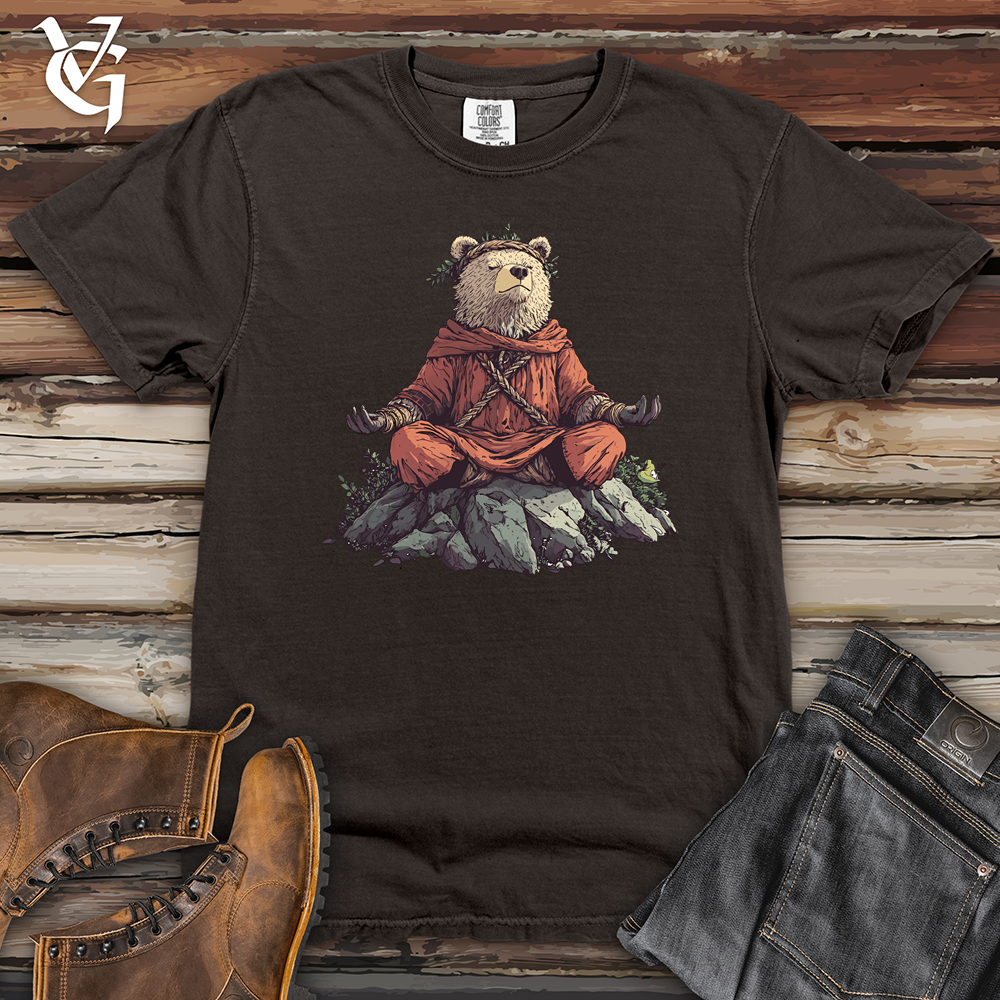 Bear Viking Meditation Heavy Cotton Comfort Colors Tee