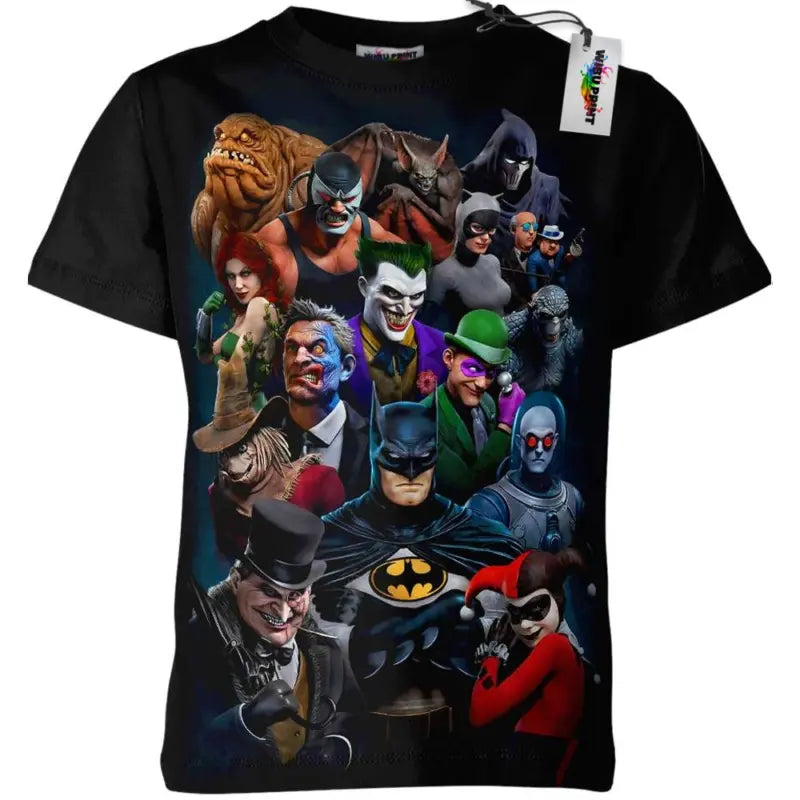 Batman The Animated Series Shirt, Joker Shirt, Penguins Shirt, Harley Quinn Shirt, Batman Supervillain Shirt, DC Comics Shirt