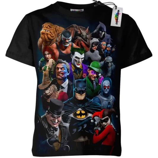 Batman The Animated Series Shirt, Joker Shirt, Penguins Shirt, Harley Quinn Shirt, Batman Supervillain Shirt, DC Comics Shirt